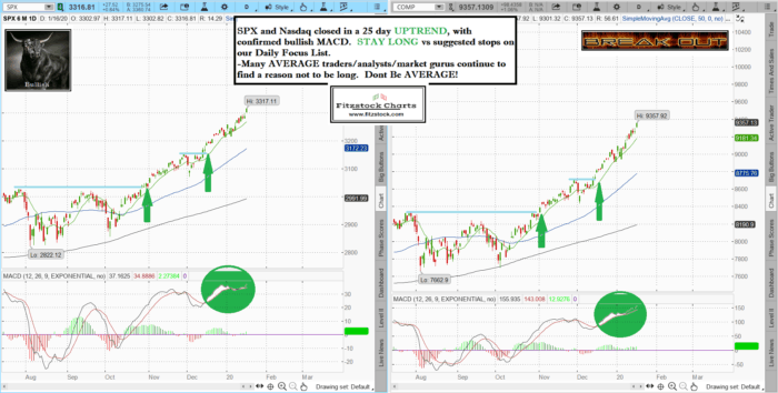 SPXNAZ 10 700x354 - Stock Market Technical Analysis with Fitzstock Charts closing notes- The Best Stock Charts in the Industry
