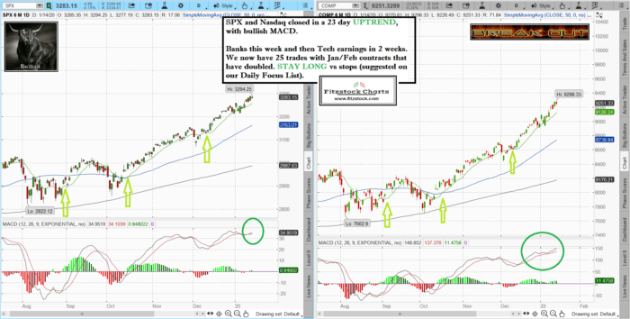 spxnaz 8 700x354 - Stock Market Technical Analysis with Fitzstock Charts closing notes- The Best Stock Charts in the Industry