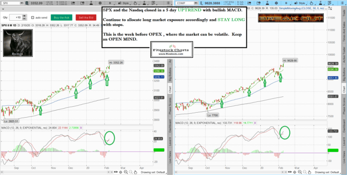 Stock Market Technical Analysis with Fitzstock Charts closing notes 2/10/20- The Best Stock Charts in the industry. spxnaz 5 700x354 - Stock Market Technical Analysis with Fitzstock Charts closing notes 2/10/20- The Best Stock Charts in the industry.