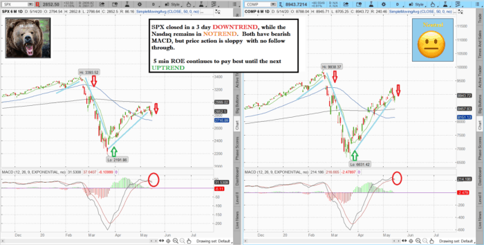 spxnaz 10 700x354 - Stock Market Technical Analysis with the best stock charts in the industry- Fitzstock Charts closing notes 5/14/20